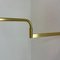 Minimalist Adjustable Swing Arm Brass Wall Light in the style of Stilnovo, Italy, 1970s 11