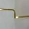 Minimalist Adjustable Swing Arm Brass Wall Light in the style of Stilnovo, Italy, 1970s, Image 11