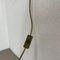Minimalist Adjustable Swing Arm Brass Wall Light in the style of Stilnovo, Italy, 1970s, Image 9