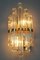 Crystal Glass and Brass Wall Lamp by Honsel, Germany, 1980s, Image 2