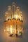 Crystal Glass and Brass Wall Lamp by Honsel, Germany, 1980s 20