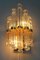 Crystal Glass and Brass Wall Lamp by Honsel, Germany, 1980s, Image 20