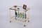 Mid-Century Italian Two Levels Glass and Brass Service Bar Cart, 1970s 7