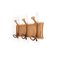 Mid-Century Wall Coat Rack in Bamboo and Rattan, Italy, 1970s, Image 4