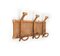 Mid-Century Wall Coat Rack in Bamboo and Rattan, Italy, 1970s 2