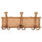 Mid-Century Wall Coat Rack in Bamboo and Rattan, Italy, 1970s, Image 1