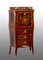 French Napoleon III Secretaire in Precious Exotic Woods with Golden Bronze 1