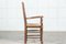 English Bobbin Oak & Ash Rush Dining Chairs, 1940s, Set of 10 7