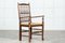 English Bobbin Oak & Ash Rush Dining Chairs, 1940s, Set of 10 5