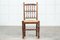 English Bobbin Oak & Ash Rush Dining Chairs, 1940s, Set of 10 11