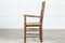 English Bobbin Oak & Ash Rush Dining Chairs, 1940s, Set of 10 6