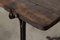 19th Century Iron & Pine Trestle Table, 1890s, Image 16