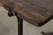 Tavolo su cavalletto in ferro e pino, fine XIX secolo, Immagine 16