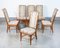 Hollywood Regency Beech Chairs 1