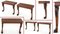 Georgian Revival Console Tables in Mahogany, Set of 2 9