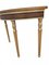 Regency Adams Console Tables Gilt Base Inlay, Set of 2 4