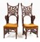 Jugendstil Stühle im Stil von Rippl-Rónai József, 1900er, 4er Set 2