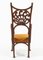 Art Nouveau Chairs in the style of Rippl-Rónai József, 1900s, Set of 4 8