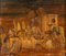 Piemontesischer Künstler, Fete Galante, 18. Jh., Bambus Intarsien Collage auf Leinwand, gerahmt 2