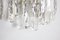 Large Ice Glass Icicle Wall Lamp from Kalmar, 1960s, Image 5