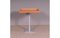 Mesa de centro cuadrada de madera de cerezo blanqueada, Imagen 1