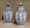 Late 19th Century Earthenware Vases in the style of Delft, 1890s, Set of 2 2