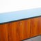 Credenza in palissandro con forme originali, tre ante apribili e chiusura centralizzata, Italia, anni '50, Immagine 15