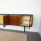 Italian Rosewood Sideboard with Original Shapes, Three Opening Doors & Central Lock, 1950s 4
