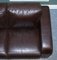 Vintage Chocolate Brown Leather Two Seater Sofa by Sofitalia 10