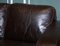 Vintage Chocolate Brown Leather Two Seater Sofa by Sofitalia, Image 8