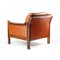 Mid-Century Armchair in Cognac Leather and Rosewood, 1970s 7