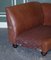Leather with Egyptian Pattern Fabric Grand Sofa by Thomas Lloyd 16