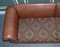 Leather with Egyptian Pattern Fabric Grand Sofa by Thomas Lloyd 13