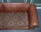 Leather with Egyptian Pattern Fabric Grand Sofa by Thomas Lloyd 14