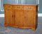 Vintage Burr Yew Wood Three Drawers & Cupboards Bow Front Sideboard, Image 2