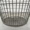 Vintage Industrial Metal Basket, 1950s 5