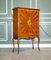 French Walnut Parquetry Drinks Cabinet, Image 1