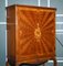 French Walnut Parquetry Drinks Cabinet, Image 4