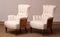 Victorian Cotton Deconstructed Tufted Scroll-Back Chairs, 1900s, Set of 2 8