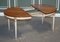 Kindel Furniture Tavolo da pranzo allungabile in ciliegio e legno dorato dipinto a mano, Immagine 7
