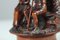 Napoleon III Hand Carved Bowl Peasant Couple, 1850s 5