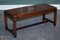 Vintage Hardwood & Brass Military Campaign Coffee Table from Harrods London 2