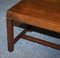 Vintage Hardwood & Brass Military Campaign Coffee Table from Harrods London 9