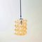 Mid-Century Modern Amber Bubble Glass Ceiling Lights attributed to Helena Tynell for Limburg, Germany, 1960s, Set of 2 5