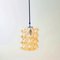 Mid-Century Modern Amber Bubble Glass Ceiling Lights attributed to Helena Tynell for Limburg, Germany, 1960s, Set of 2, Image 5
