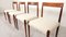 Palisander Dining Chairs by Lubke from Lübke, 1960s, Set of 4, Image 6