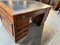 Vintage Tan Walnut Desk 7