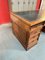 Vintage Tan Walnut Desk, Image 6