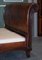 Letto super king size in pelle marrone whisky tinto a mano, Immagine 4