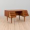 Light Teak Freestanding Desk with Back Cabinet by J. Svenstrup for A.P. Møbler, Denmark, 1960s, Image 2